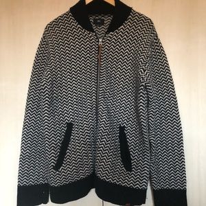 Obey wool like chevron bomber